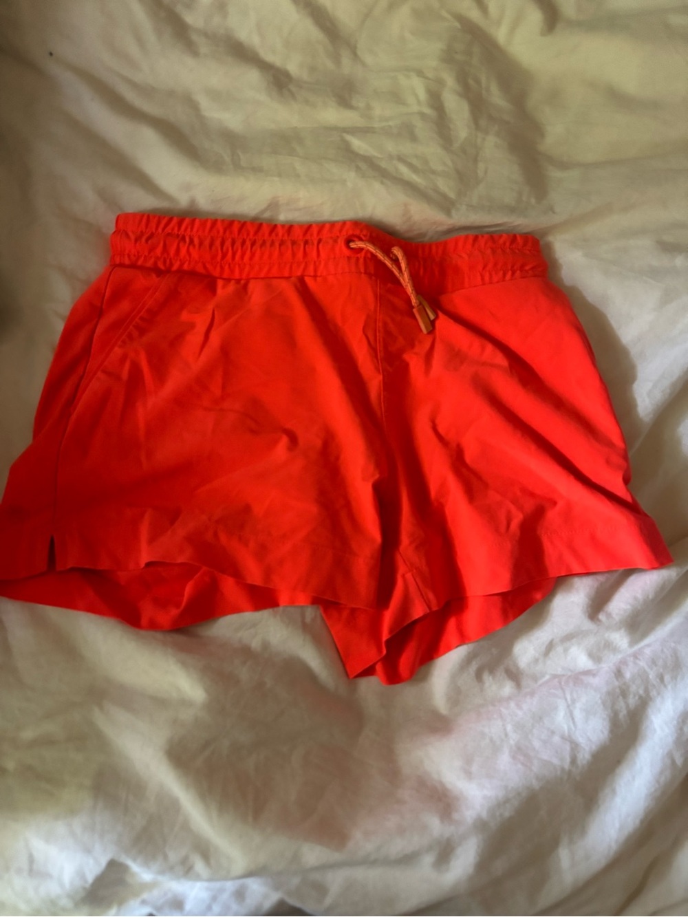 Athleta Bright Coral Athletic Shorts